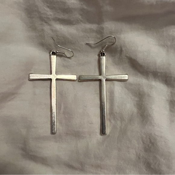 Buckle Jewelry - Never Worn Buckle Cross Earrings